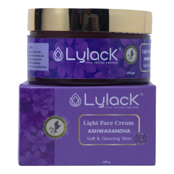 LYLACK LIGHT FACE CREAM (ASHWAGANDHA) 200 GM